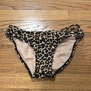 Xhilaration leopard bikini bottom only